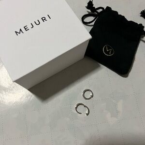 Mejuri Tha Silver Huggie Hoops